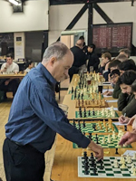 GM Keith Arkell at Hereford Simultaneous exhibition