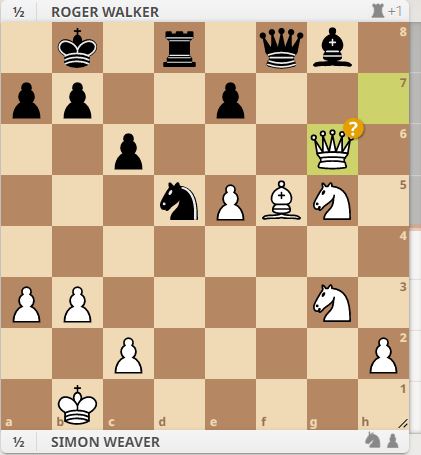 Board 5 position after 31 Qg6
